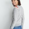 Banks Crewneck in Light Heather Grey - Image 3