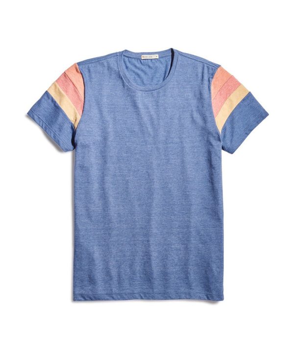 Banks Tee in Navy Heather