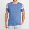 Banks Tee in Navy Heather - Image 2