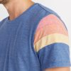 Banks Tee in Navy Heather - Image 4