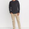 Double Knit Baseball Raglan in Faded Black - Image 3