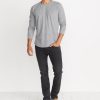 Double Knit Baseball Raglan in Heather Grey - Image 3