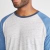 Baseball Raglan in Grey/Navy - Image 4