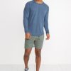Double Knit Baseball Raglan in Faded Aegean - Image 3