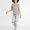 Lightweight Baseball Raglan in Multi Stripe - Image 3