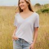 Boyfriend V-Neck Tee - Image 2