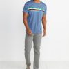 Biker Tee in Vintage Indigo - Image 3