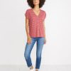Blakely V-Neck in Rosewood - Image 3