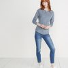 Double Knit Henley in Denim Flax - Image 5