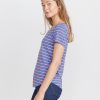 Boyfriend Pocket Tee in Dahlia Stripe - Image 3