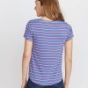 Boyfriend Pocket Tee in Dahlia Stripe - Image 4