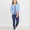 Boyfriend Pocket Tee in Dahlia Stripe - Image 5
