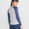 Brie Baseball Raglan in Navy - Image 3