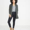 Brooklyn Cardigan in Forest Green - Image 3