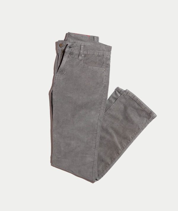 Cambridge Cord in Wolf Grey