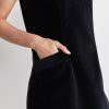Cizon Velvet Shift Dress in Graphite - Image 4