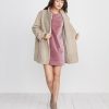 Cizon Velvet Shift Dress in Mauve - Image 5