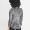Clover Saddle Longsleeve in Charcoal Stripe - Image 3