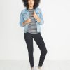 Clover Saddle Longsleeve in Charcoal Stripe - Image 5