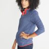 Reversible Lady Corbet in Ecru/Navy - Image 2