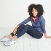 Reversible Lady Corbet in Ecru/Navy - Image 5