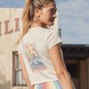 Crop Graphic Tee in White - Image 2