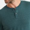 Double Knit Henley in Green Gables - Image 3