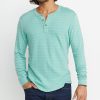 Double Knit Henley in Malachite Stripe - Image 2