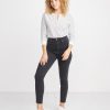 Double Knit Henley - Natural/Black Stripe - Image 5