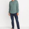 Double Knit Henley - Forest Green - Image 4