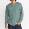 Double Knit Henley - Forest Green - Image 2