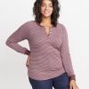 Double Knit Henley in Port Royal/White Stripe - Image 6