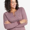 Double Knit Henley in Port Royal/White Stripe - Image 8