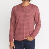 Double Knit Henley in Raisin - Image 2