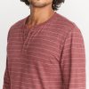 Double Knit Henley in Raisin - Image 3