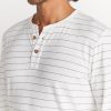 Double Knit Henley - Natural Stripe - Image 3