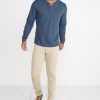 Double Knit Henley in Dark Navy - Image 3
