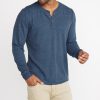 Double Knit Henley in Dark Navy - Image 2