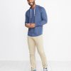 Double Knit Hoodie in Dark Navy - Image 3