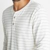 Double Knit Henley in Natural Ticking Stripe - Image 4