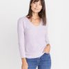 Elisa Pullover in Heather Lilac - Image 2