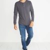 Double Knit Henley - Faded Black - Image 2