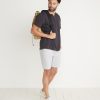 Shortsleeve Henley in Faded Black - Image 5
