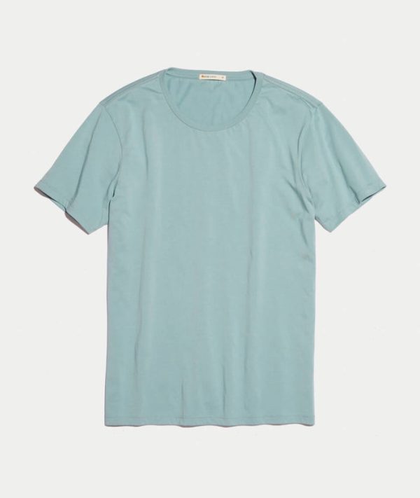 Signature Crewneck in Faded Teal