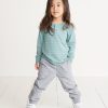Mini Double Knit Henley in Surf Green - Image 4