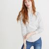 Double Knit Henley in Light Heather Ash - Image 4