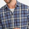 Handsome Jack Button Down in Faded Navy Plaid - Image 3