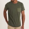 Vintage Heavy Slub Pocket Tee in Dark Forest - Image 3