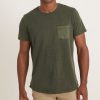 Vintage Heavy Slub Pocket Tee in Dark Forest - Image 5