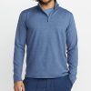 Huntley Sport Quarter Zip in Navy Heather - Image 2